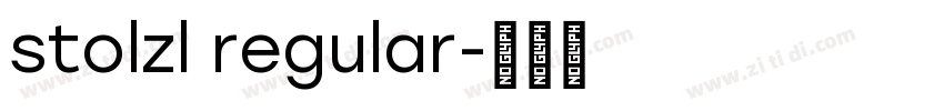 stolzl regular字体转换